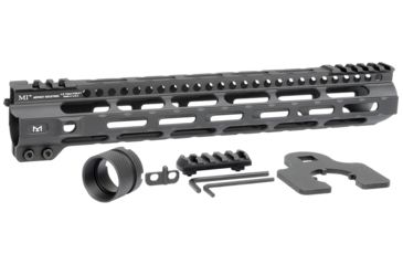Image of Midwest Industries MI Combat Rail Lightweight Series Handguard, M-LOK compatible, Black, 12.625in, MI-CRLW12.625