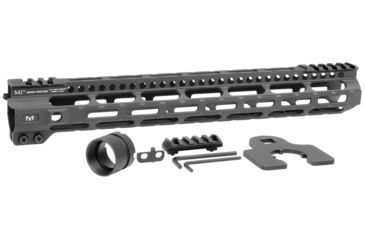 Image of Midwest Industries MI Combat Rail Lightweight Series Handguard, M-LOK compatible, Black, 14in, MI-CRLW14
