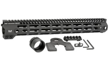 Image of Midwest Industries MI-G4M One Piece Free-Float AR Handguard, 15in Length, M-LOK, 6061 Aluminum, Anodized, Black, MI-G4M15