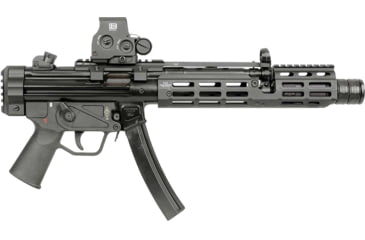 Image of Midwest Industries MP5 M-LOK Suppressor Handguard, Black, MI-MP5-SD