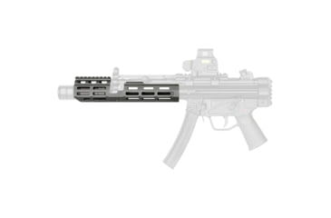 Image of Midwest Industries MP5 M-LOK Suppressor Handguard, Black, MI-MP5-SD