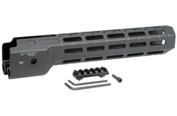 Image of Midwest Industries Ruger PC9 Combat Rail, M-LOK, Black, Medium, MI-CRPC9
