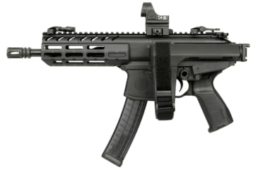 Image of Midwest Industries Side Folder With MI Stock Tube, Black, MI-STAP-SF