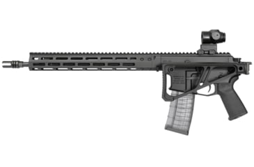 Image of Midwest Industries Side Folding Fixed Extruded Stock, Black, MI-STAP-SF-FES