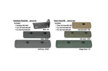 Image of Midwest Industries 5 Slot Key Mod Panel, Black, MI-5KP