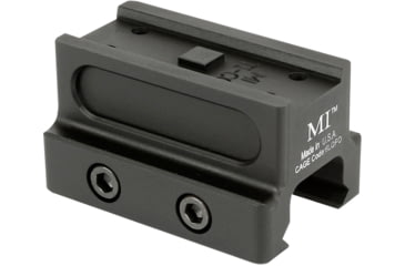 Image of Midwest Industries T1/T2 Red Dot Optic Mount, Absolute Co-Witness, Black, MI-T1-CO