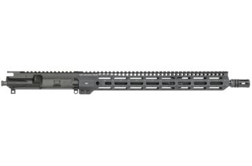 Image of Midwest Industries Upper Receiver Group, 16 inch Barrel, .223 Wylde, 15 inch Combat Series M-LOK Handguard, Mid-Length, A2 Flash Hider, Black, MI-N16CRM15-U