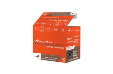 Image of Migra Ammunitions LLC Migra Pheasant Long Range Shotshells 12ga 2-3/4" 1-1/4oz 1350 fps #4 &amp; #6 25/ct, M-12P4-6