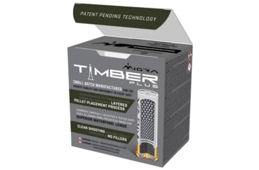 Image of Migra Timber Plus 12 Gauge 1 1/4 oz 3in 1450 ft/s #3 Steel/ #6 Bismuth Staxd Load Centerfire Shotgun Shot Ammo, 25 Rounds, M-12SB4-6