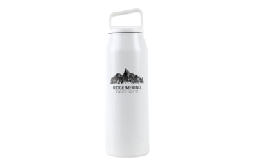 Image of Ridge Merino MiiR X Ridge 32oz Wide Mouth Bottle, White, One Size, MiiR-WMB1SV32001