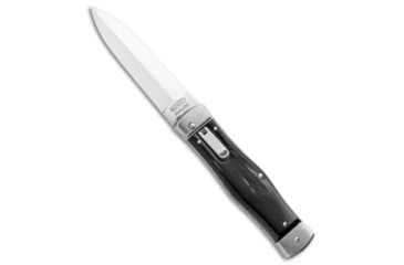 Image of Mikov Mikov 241 Predator Double Bolster Leverlock Automatic Knife Buffalo 3.75", Black, 420, adult, BHQ-104174