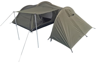 Image of MIL-TEC 3-Man w/Storage Space Tent, Olive Drab, 14226000