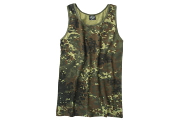 Image of MIL-TEC Cotton Tank Top - Mens, Flecktarn Camo, Extra Large, 11001021-905