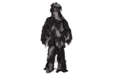 Image of MIL-TEC Fire-Resistant 4-Piece Ghillie Suit, Night Camo, Exra Large/2XL, 11961880-003