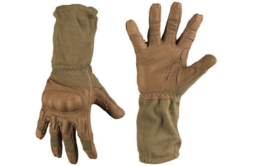 Image of MIL-TEC Long Fire-Resistant Action Gloves, Coyote, Extra Large, 12520105-905
