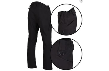 Image of MIL-TEC Mil-Tec Softshell Assault Pants, Black, Large, 11380002-904