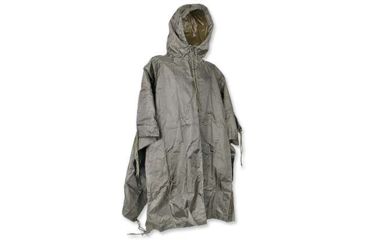 Image of MIL-TEC Ripstop Wet Weather Poncho, Olive Drab, One Size, 10630001