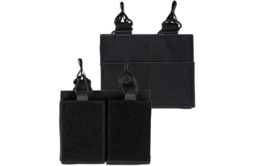 Image of MIL-TEC Double Mag Pouch w/Hook&amp;Loop, Black, 13496202