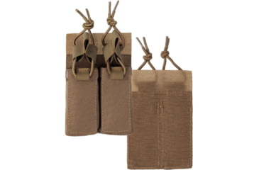 Image of MIL-TEC Double Pistol Mag Pouch W/Hook &amp; Loop, Dark Coyote, 13495819