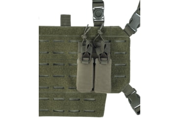 Image of MIL-TEC Double Pistol Mag Pouch W/Hook &amp; Loop, Olive Drab, 13495801
