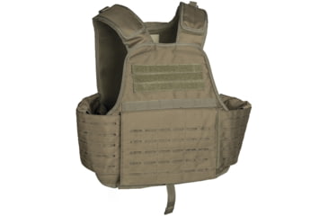 Image of MIL-TEC Laser-Cut Plate Carrier Vest, OD Green, One Size, 13465101