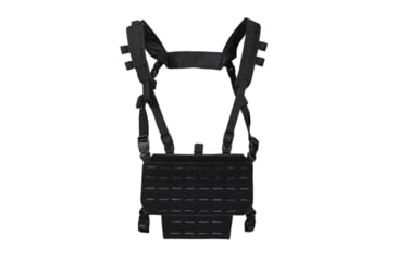 Image of MIL-TEC Lightweight Chest Rig, Black, Adjustable, 13530402