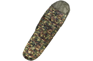 Image of MIL-TEC Commando Sleeping Bag, Woodland Camo, 14102020