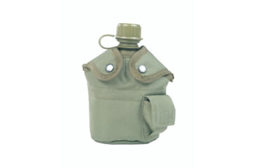 Image of MIL-TEC Plastic Canteen w/Cup &amp; Cover, OD Green, 14506001