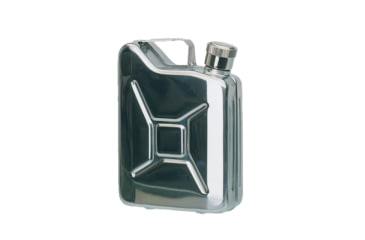 Image of MIL-TEC Stainless Steel Jerry Can Flask, Silver, 14525000