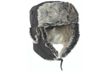 Image of MIL-TEC Winter Cap w/Fake Fur, Black, Extra Large, 12104602-905