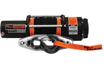 Image of Mile Marker PE5000 ATV/UTV Winch with Synthetic Rope, 5.000 lb Capacity, 77-53120W