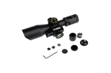 Image of Military Surplus 2.5x40mm Mil Dot Rifle Scope, Black, 2.5-10x40E/R