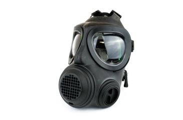 Image of Army Navy Sales A4 Forsheda Gas Mask Respirator with Filter, Black, Adult, WGMA4