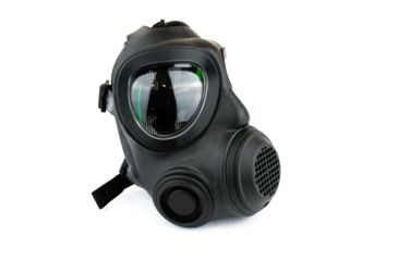 Image of Army Navy Sales A4 Forsheda Gas Mask Respirator with Filter, Black, Adult, WGMA4