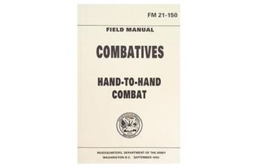 Image of Army Navy Sales Combatives Hand to Hand Combat Manual FM 21-150, Brown, 5.5 X 8.5, BK157