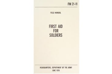 Image of Military Surplus First Aid For Soldiers Manual, 5.5in X 8.5in, BK138