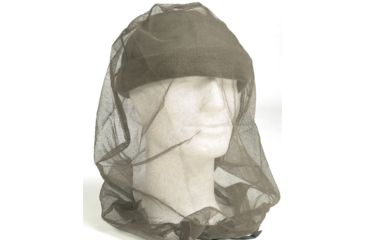 Image of Military Surplus German Mosquito Head Net Used, Olive Drab, One Size 91229400