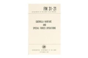Image of Army Navy Sales Guerrilla Warfare and Special Forces Operations Manual FM 31-21, Brown, 5.5 X 8.5, BK080