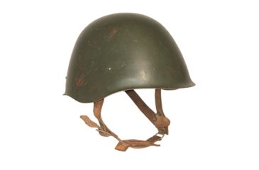 Image of Military Surplus Hungarian Steel Helmet Used, Olive Drab, One Size 91665500