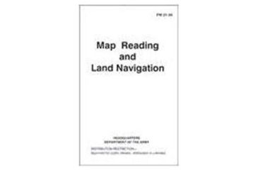 Image of Army Navy Sales Map Reading and Land Navigation Manual FM 21-26, White, 5.5 X 8.5, BK152