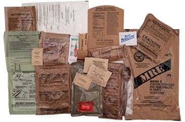 Image of Military Surplus Meals Ready To Eat Case, Inspection 2020, Menu A, Brown, 16x9x11in, NSN 8970-00-149-1094, MRE2020 (A)