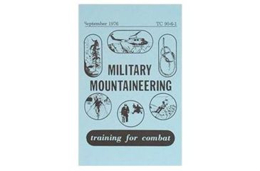Image of Army Navy Sales Military Mountaineering Manual TC 90-6-1, Blue, 5.5 X 8.5, BK087