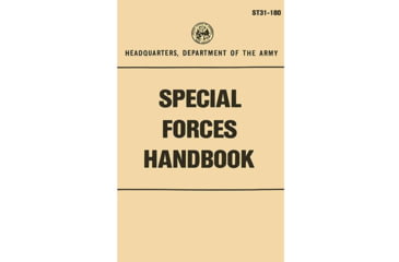 Image of Military Surplus Special Forces Handbook Manual, 5.5in X 8.5in, BK159