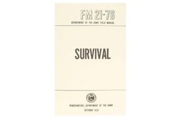 Image of Army Navy Sales Survival Manual FM 21-76, Brown, 5.5 X 8.5, BK093