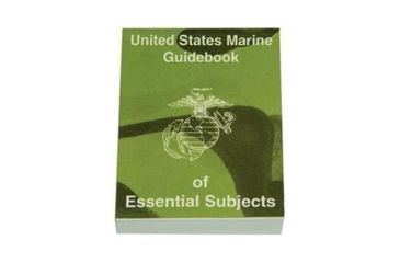Image of Army Navy Sales United States Marine Guidebook of Essential Subjects Manual, Green, 5.5 X 8.5, BK143