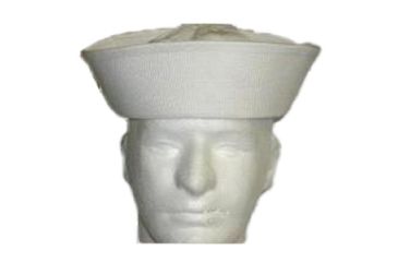 Image of Military Surplus Usn Sailor Hat, White, 7.75, H4611775