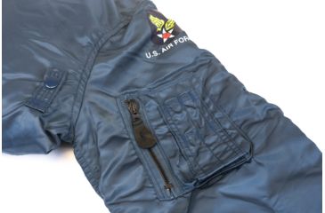Image of Military Surplus Vintage Ma-1 Flight Jacket, Navy, Large, J6621NL
