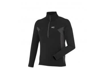 Image of Tech Stretch Light Pullover - Mens-Black/Castlerock-X-Large