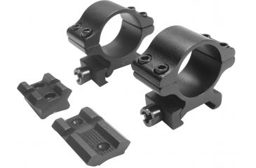 Image of Millett Angle-Loc Combo Base &amp; Rings, 1in Medium, Matte, FN Mauser, Detachable, Clam