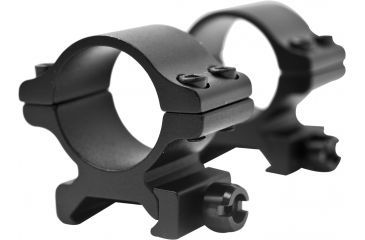 Image of Millett Detachable Aluminum Rings, 1in, Low, Matte, Clam Pack
